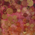 Layers of Circles on Red